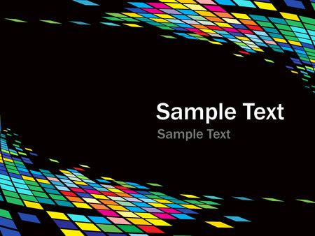 abstract mosaic vector composition with sample text background abstract mosaic vector composition with sample text background