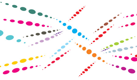 multicolor halftone background vector illustrationのイラスト素材