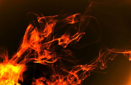 Burning fireの写真素材