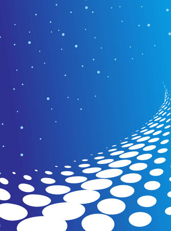 Abstract wave halftone line background with snowのイラスト素材