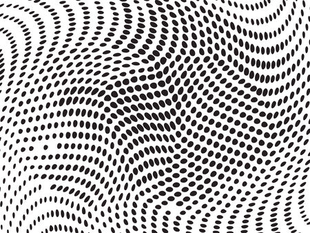 black halftone background - vectorのイラスト素材