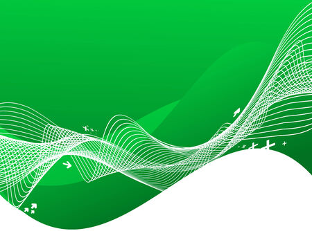 abstract vector background with wave linesのイラスト素材