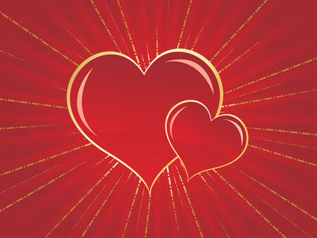 Valentines Day background with Hear element for design of this type please check my galleryのイラスト素材