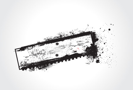 grunge vector composition with sample textのイラスト素材