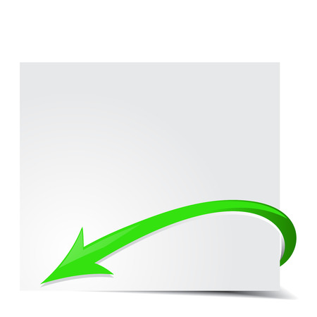 Vector illustration of green print arrows text backgroundのイラスト素材
