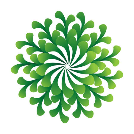 Abstract floral wave,vector element for design.のイラスト素材