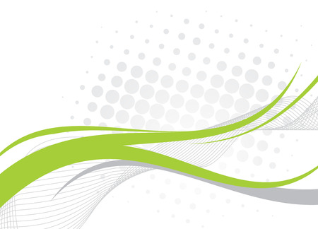 Abstract wave line background from intertwining linesのイラスト素材
