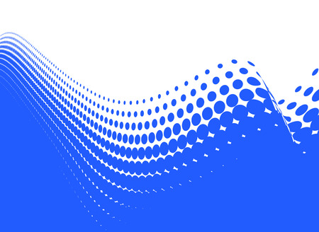  Abstract halftone wave line background. Vector illustration.のイラスト素材