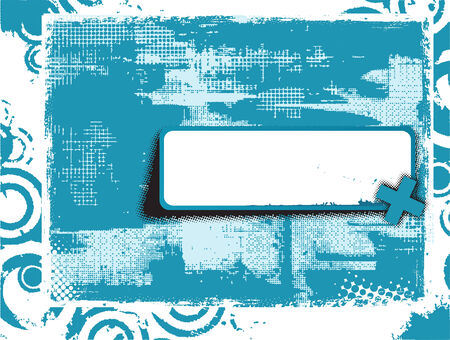 abstract grunge banner with sample text background ,vector illustrationのイラスト素材