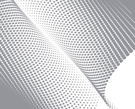 abstract vector wave halftone with sample text backgroundのイラスト素材