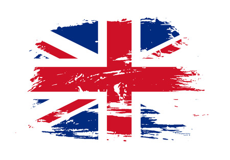 grunge flag of Australia. Vector illustrationのイラスト素材