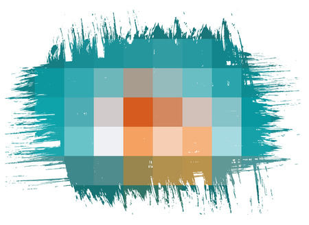 abstract mosaic composition with sample text backgroundのイラスト素材