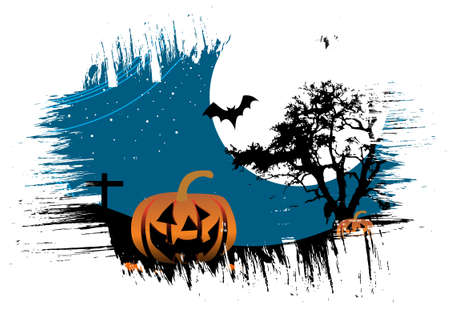 abstract grunge halloween backgroundのイラスト素材