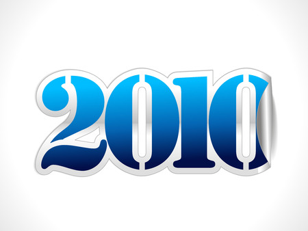 happy new year greeting card. vector illustrationのイラスト素材