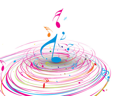Music theme for more background of this type please visit my galleryのイラスト素材