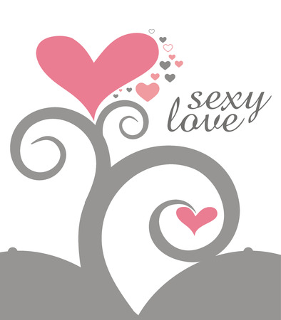 Abstract valentine's day card with space of your text, vector illustrationnのイラスト素材
