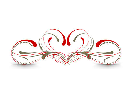 Abstract valentine's day card with space of your text,illustrationのイラスト素材