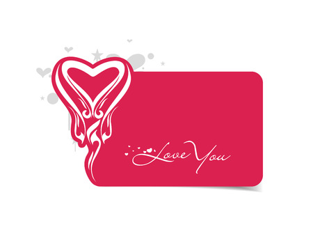 Abstract valentine's day card with space of your text, vector illustrationnのイラスト素材