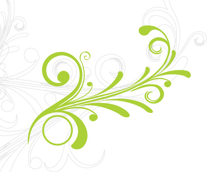 Floral element for your design with space of your textのイラスト素材