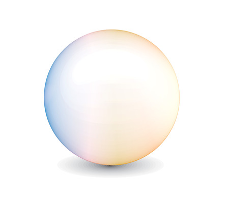 3d of shiny ballのイラスト素材