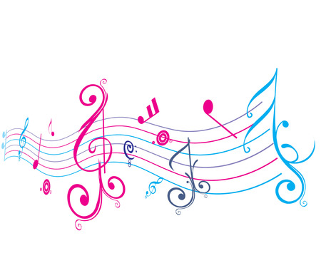Music notes for design use of your projectのイラスト素材