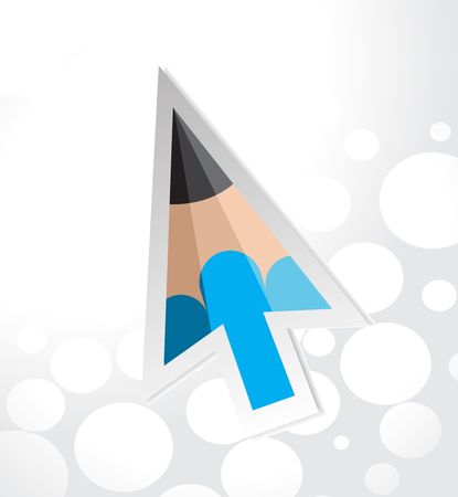vector illustration of the color full arrow cursor with retro background

のイラスト素材