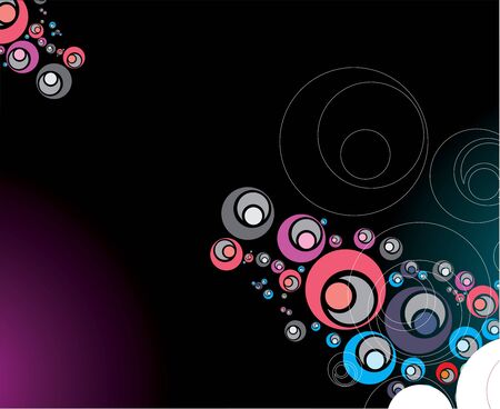 abstract retro background with space of your text, vector illustration, No mesh and no transparencyin this Vectorのイラスト素材