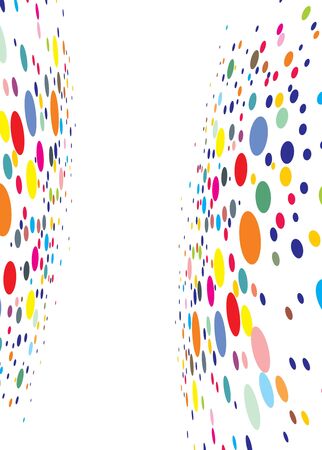 Retro rainbow rolor circle pattern backgroung, vector illustration
のイラスト素材