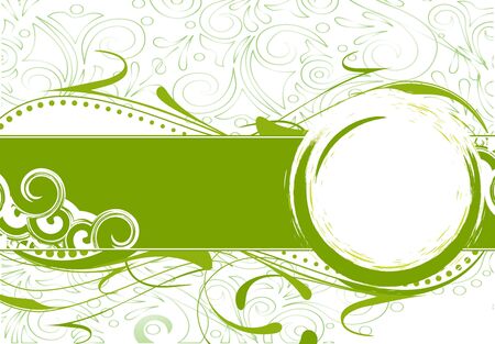 Abstract floral wave patter background with space of your text. vector illustrationのイラスト素材