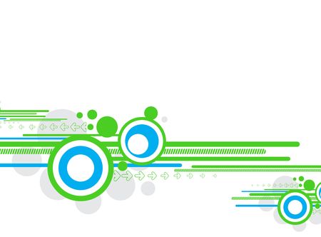 technological background and arrow illustration. vector illustrationのイラスト素材