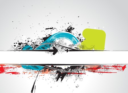 Abstract different type color wave element  backgrounds for design. illustration のイラスト素材