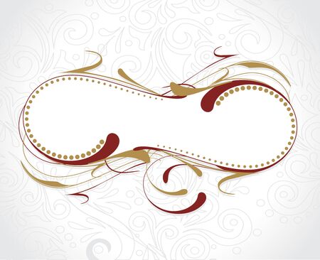 abstract floral design with space of your textのイラスト素材