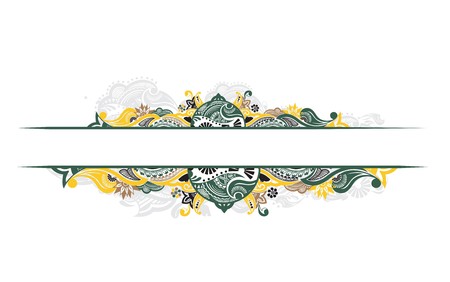 abstract floral design banners with space of your text,  illustration.のイラスト素材