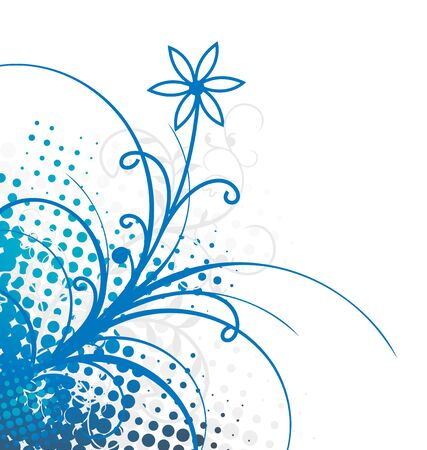 illustration of floral ornament  with sapce of your text.のイラスト素材