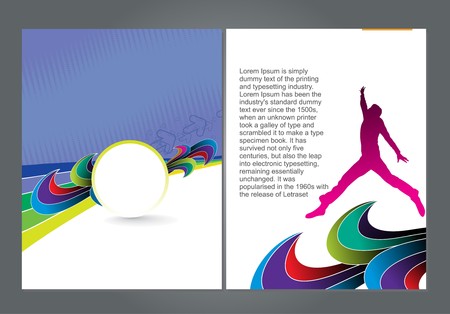 Template designs of menu with best used of your flyer project,  illustrationのイラスト素材