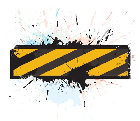 grunge under construction for internet web page, vector illustrationのイラスト素材