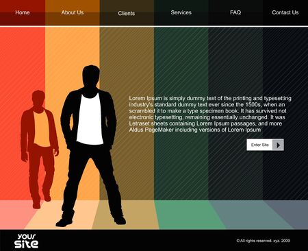 business web site design template, vector illustration.
のイラスト素材