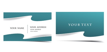 vector business card set, for more business card of this type please visit.のイラスト素材