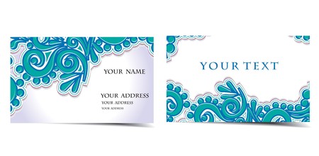 vector business card set, for more business card of this type please visit.のイラスト素材