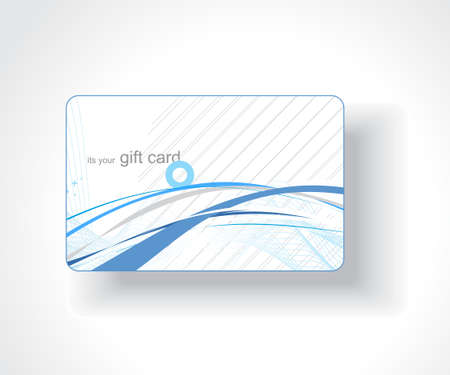 Beautiful gift card, vector illustration.のイラスト素材