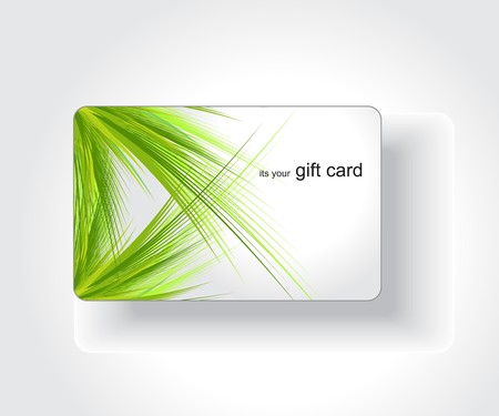 Beautiful gift card, vector illustration. のイラスト素材