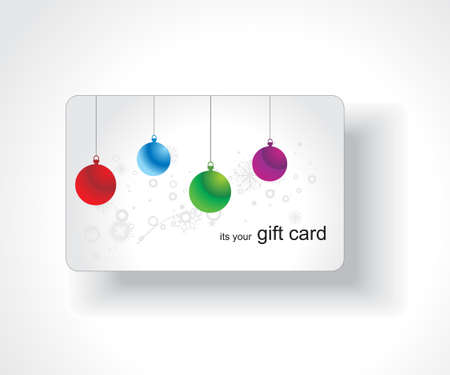 Beautiful gift card, vector illustration. のイラスト素材