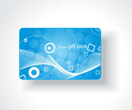 Beautiful gift card, vector illustration. のイラスト素材