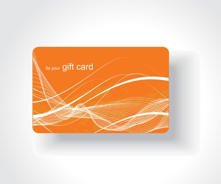 Beautiful gift card, vector illustration. のイラスト素材