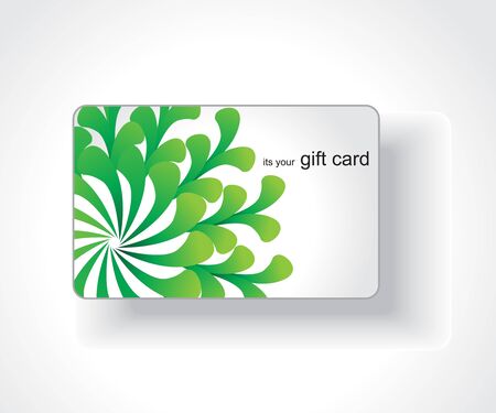 Beautiful gift card, vector illustration. のイラスト素材