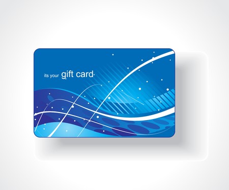 Beautiful gift card, vector illustration. のイラスト素材