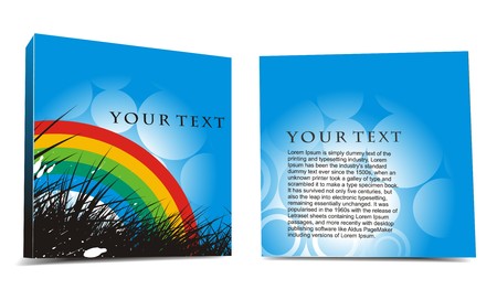 CD cover design with space of your text, best used of your project, vector illustartion.のイラスト素材