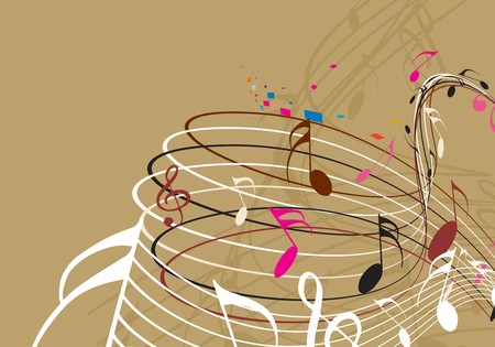 Music notes for design useのイラスト素材