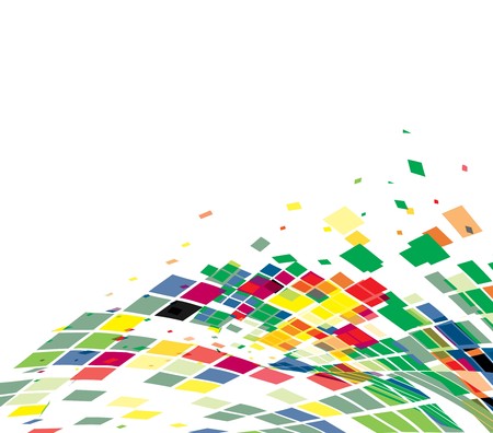 abstract mosaicのイラスト素材