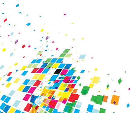 abstract mosaicのイラスト素材